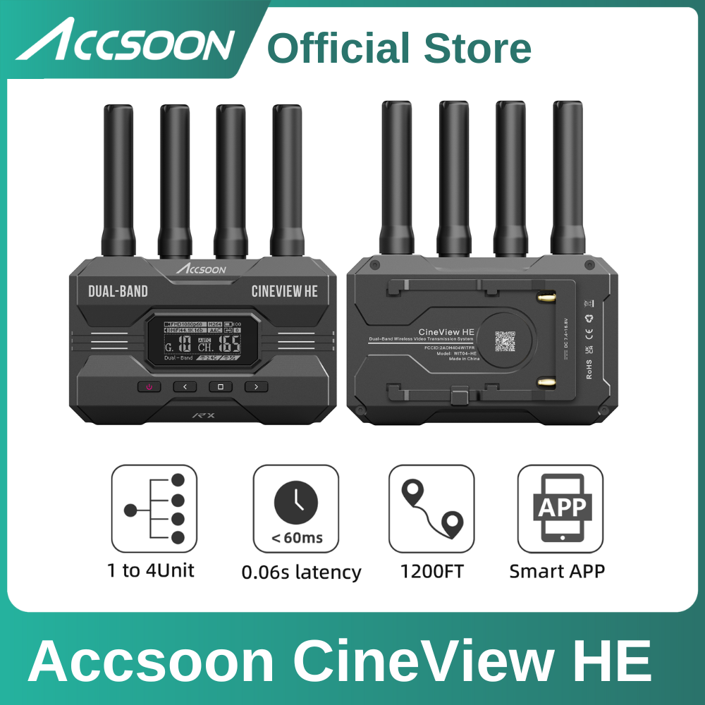 Home Cinema Wireless - Émetteur-récepteur vidéo HDMI ACCSOON CineView HE